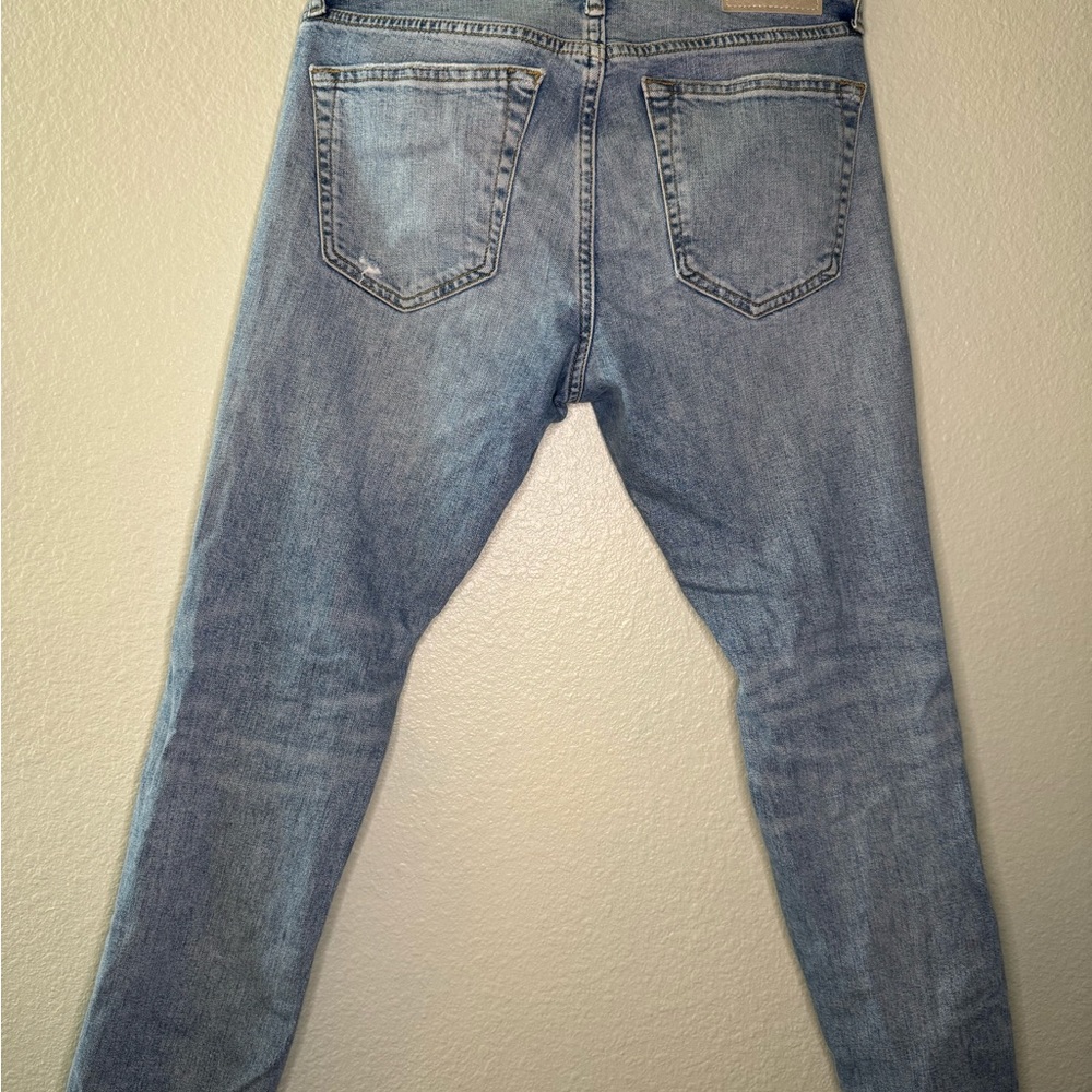 Abercrombie & Fitch ripped blue jeans 30x30 skinny fit men’s